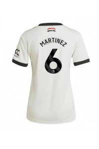 Manchester United Lisandro Martinez #6 Voetbaltruitje 3e tenue Dames 2024-25 Korte Mouw